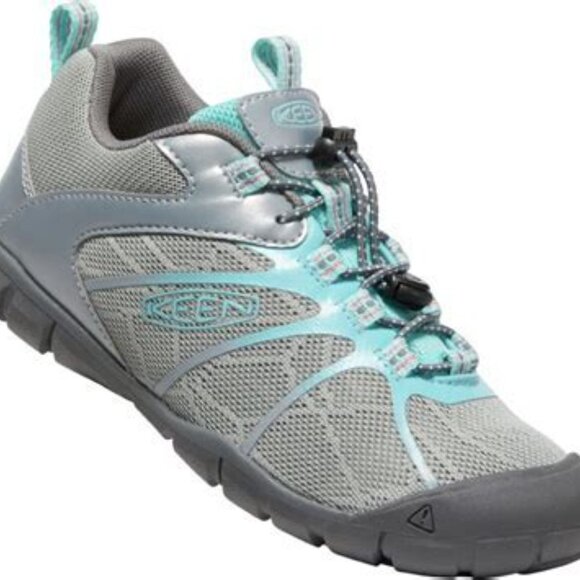 Keen little girls size 10 Gray and Blue Sneakers Sturdy Outdoor Design - Picture 5 of 7